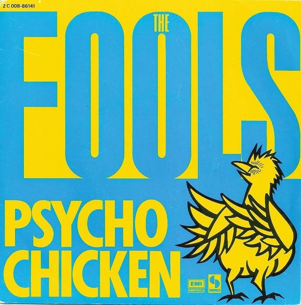 The Fools – Psycho Chicken (1980, Vinyl) - Discogs