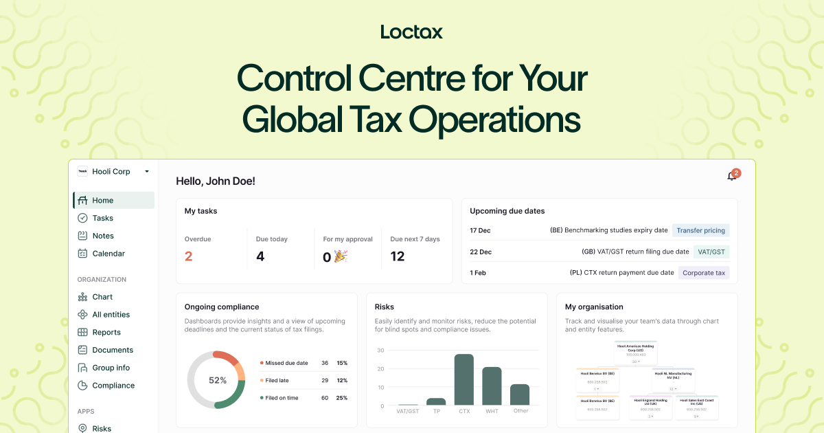 Loctax | Control Center For In-House Tax Teams