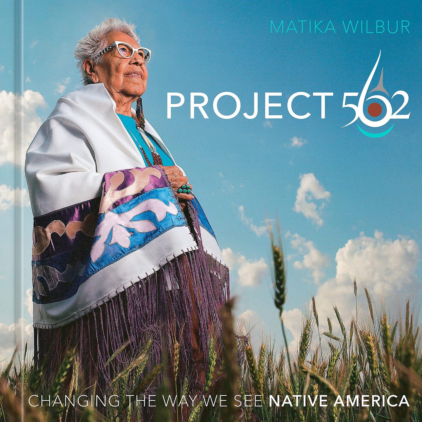 Project 562 book cover shows elder woman in field of wheat