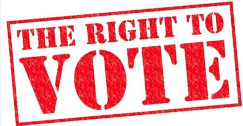 The Right To Vote