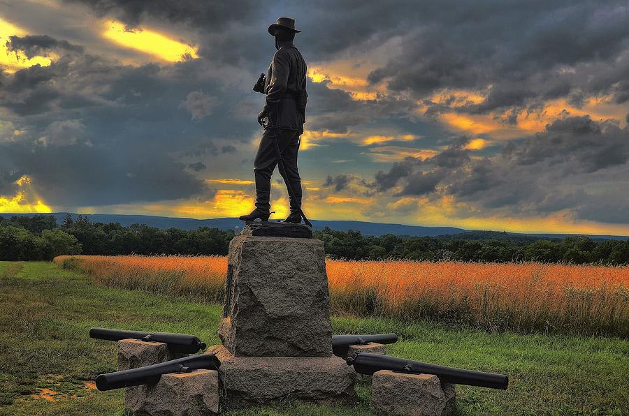 Brigadier General John Buford's monument Photograph by Dave Sandt - Fine  Art America