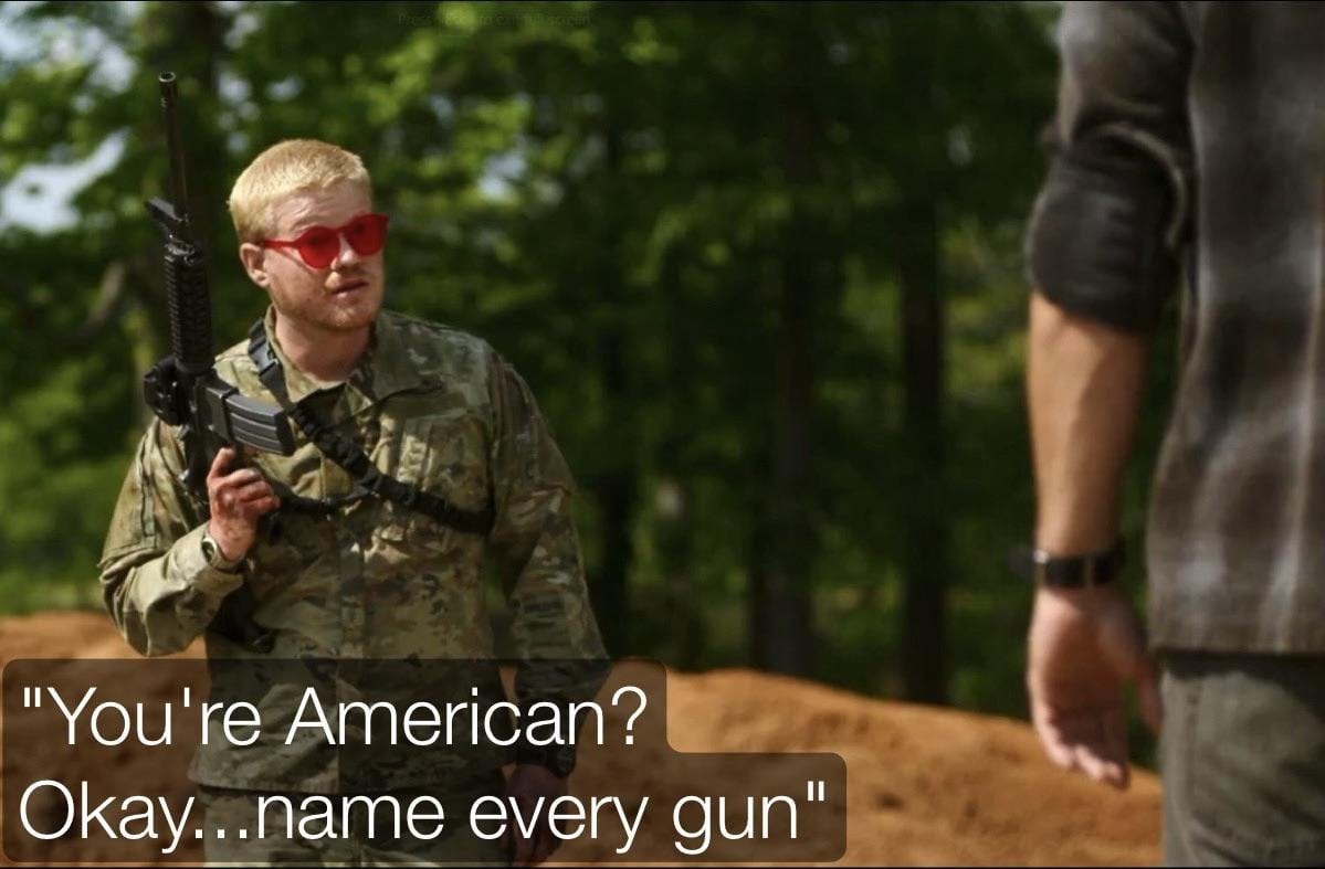 Shitty Civil War Movie + Dank Militia Drip = New Meme Template : r/GunMemes
