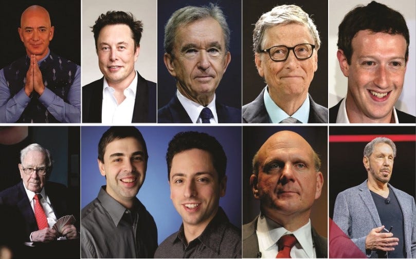 World's top 10 richest people earned $222 billion in 6 months - Nairametrics World's top 10 richest people earned $222 billion in 6 months - Nairametrics