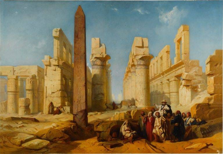 Ruins of the Palace of Karnak at Thebes