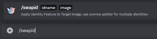 Using the /swapid command in Discord