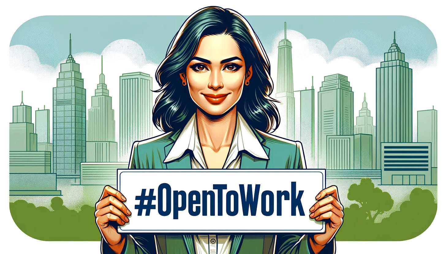 OpenToWork frame