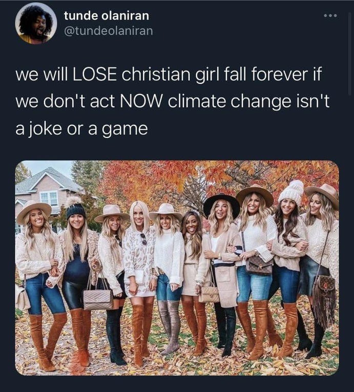 Christian Girl Fall is in Danger : r/WhitePeopleTwitter