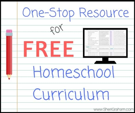 One-Stop Resource for FREE Homeschool Curriculums