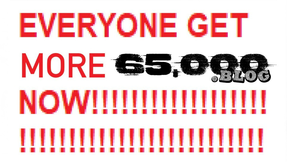 65000 Substack announcement post explaining what the blog is and who we are