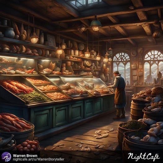 AI Art Fish Shop