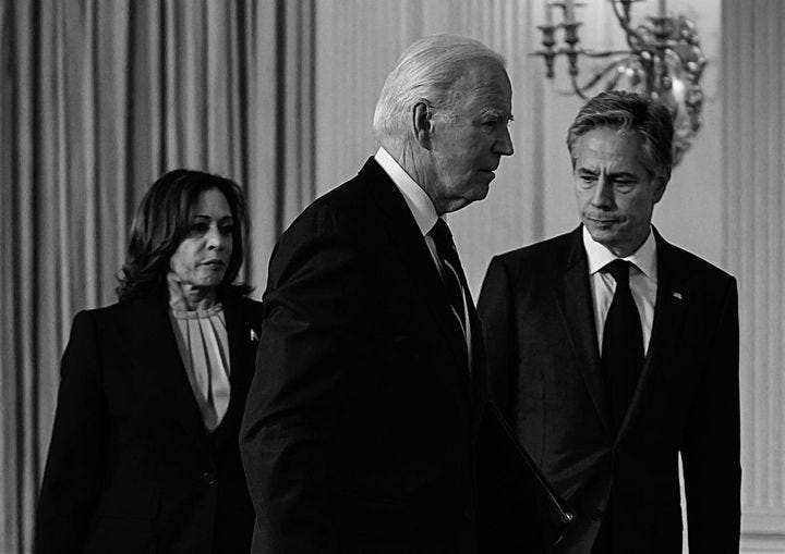 May be a black-and-white image of 3 people and the Oval Office