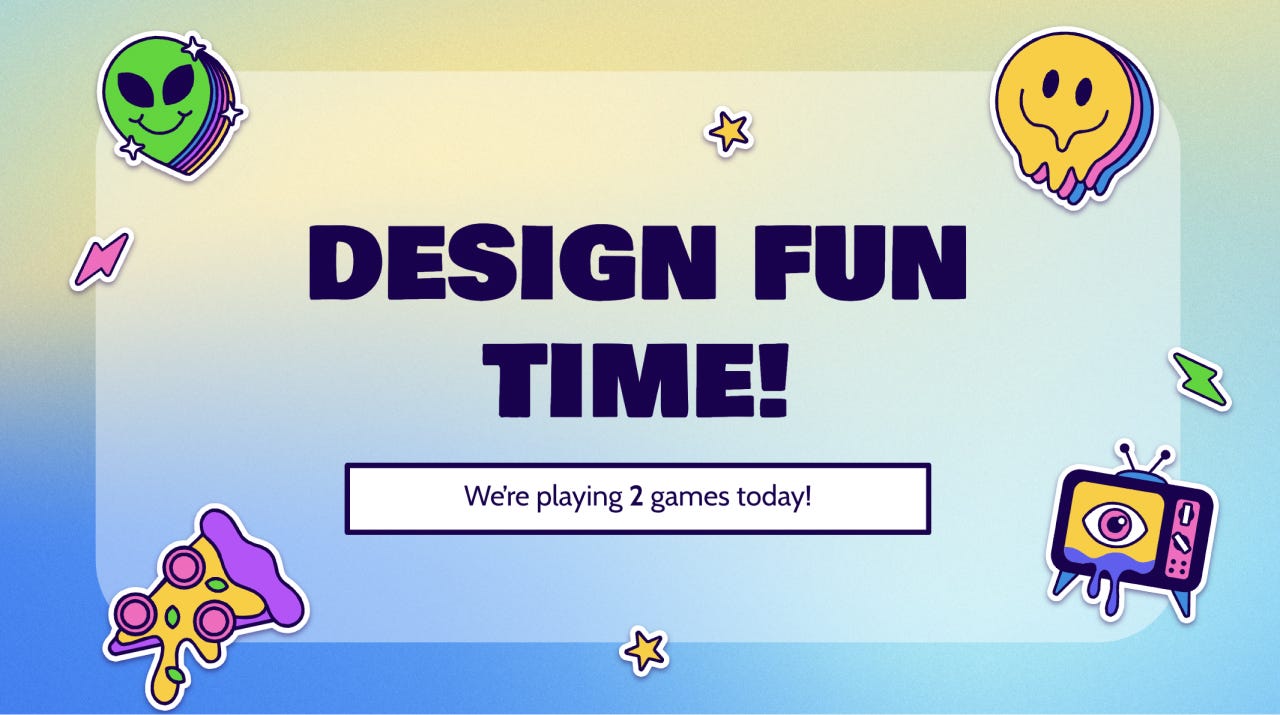 design fun time main slide