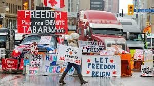 Canada truckers' protest grows, fuels similar campaigns abroad