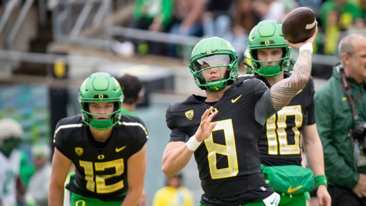 Oregon Quarterback Dillon Gabriel Uses NIL To Donate Jerseys To High School