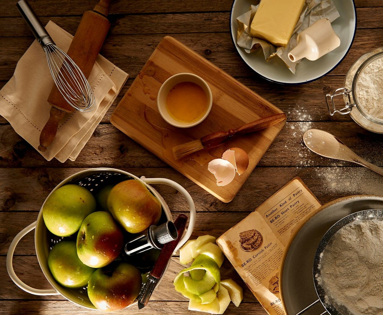 flat lay photography of mug on brown wooden chopping board flat lay photography of mug on brown wooden chopping board