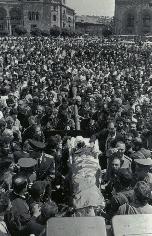 Monte Melkonian's funeral | 1993 | HovoYerevan | Flickr