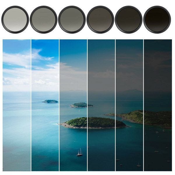 K&F Concept 77mm Fader ND Filter 2019 hottest holiday camera gift ideas