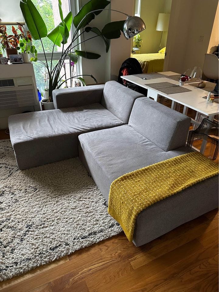 Product photo of Couch Floyd Two-Piece Form Sectional - OBO