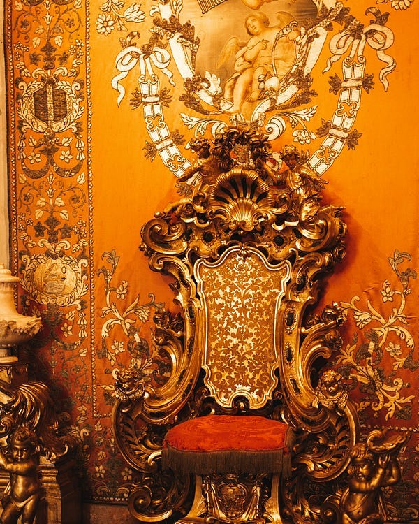 Ornamental Throne of Gold.