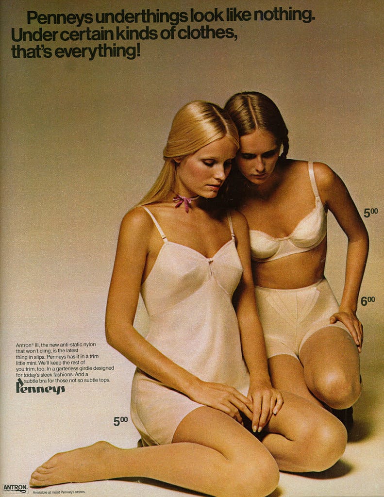 Lingerie By Decade- 1970's — Bobbins & Bombshells