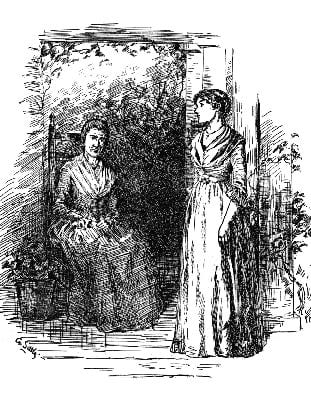 Illustration from The Giant Wistaria by Charlotte Perkins Gilman