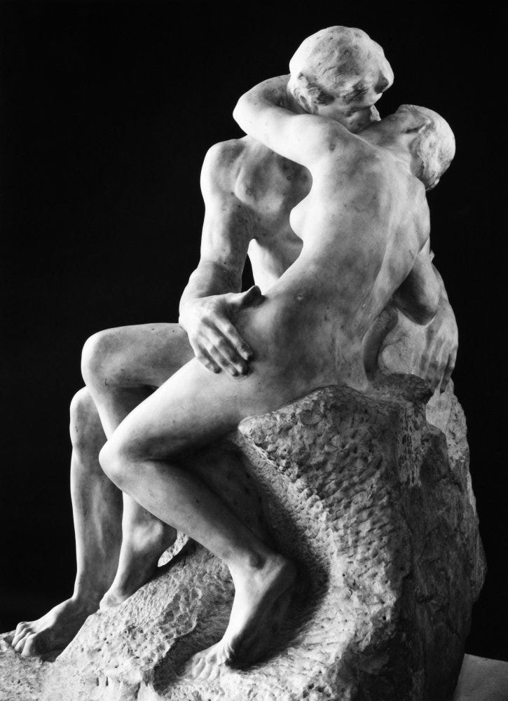 Amazon.com: Rodin The Kiss 1886 Nmarble By Auguste Rodin Poster Print by  (18 x 24): Posters & Prints
