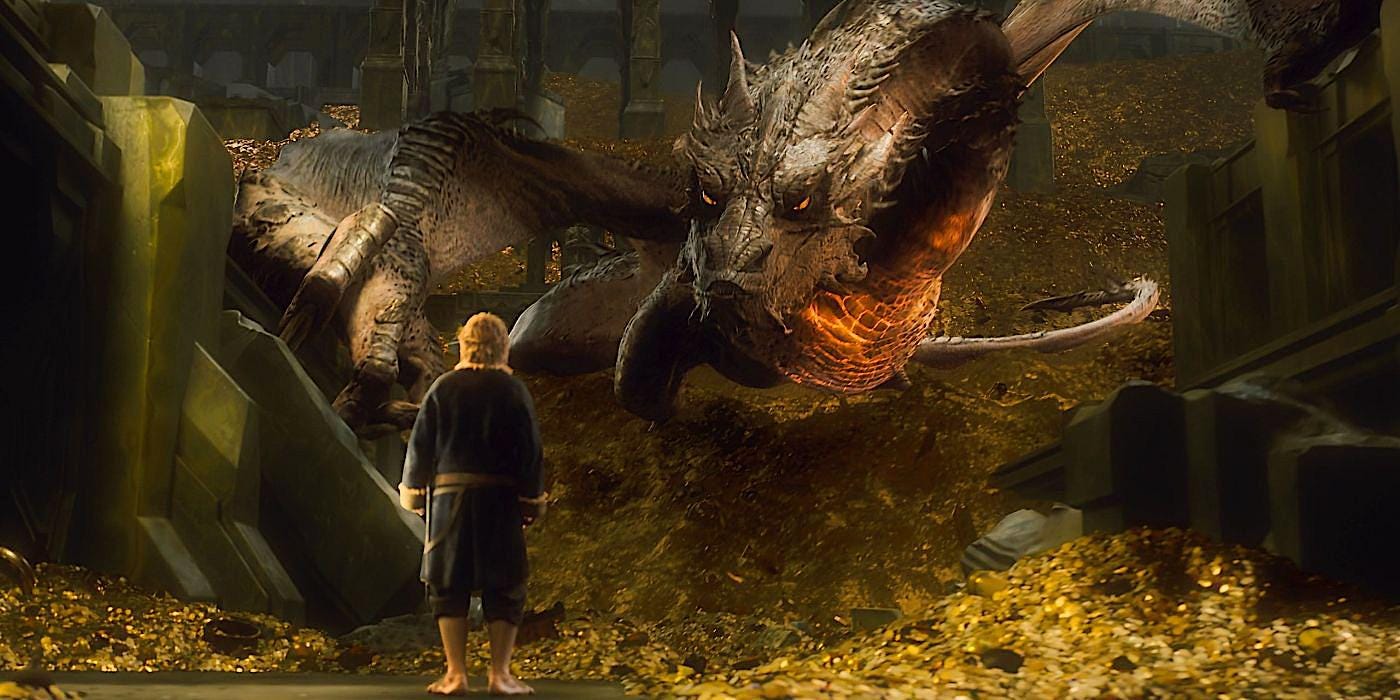 What if Smaug had gotten the ring? : r/lotr