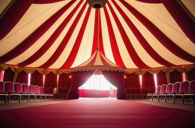 World Circus Day circus tent inside circus arena leisure and ...