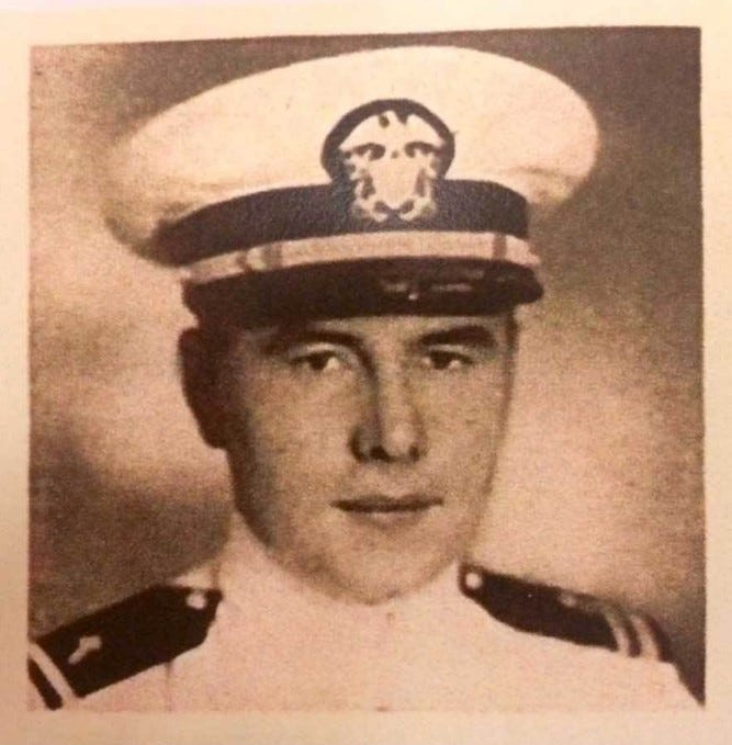 Headshot of Conway, in his Navy uniform