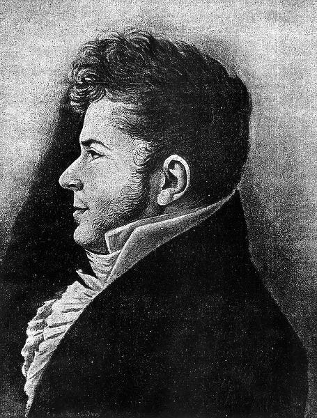 Portrait of young Stendhal