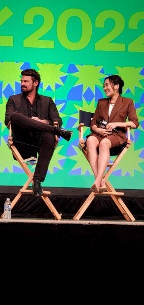 Karl Urban Karen from the boys at SXSW mttg interview