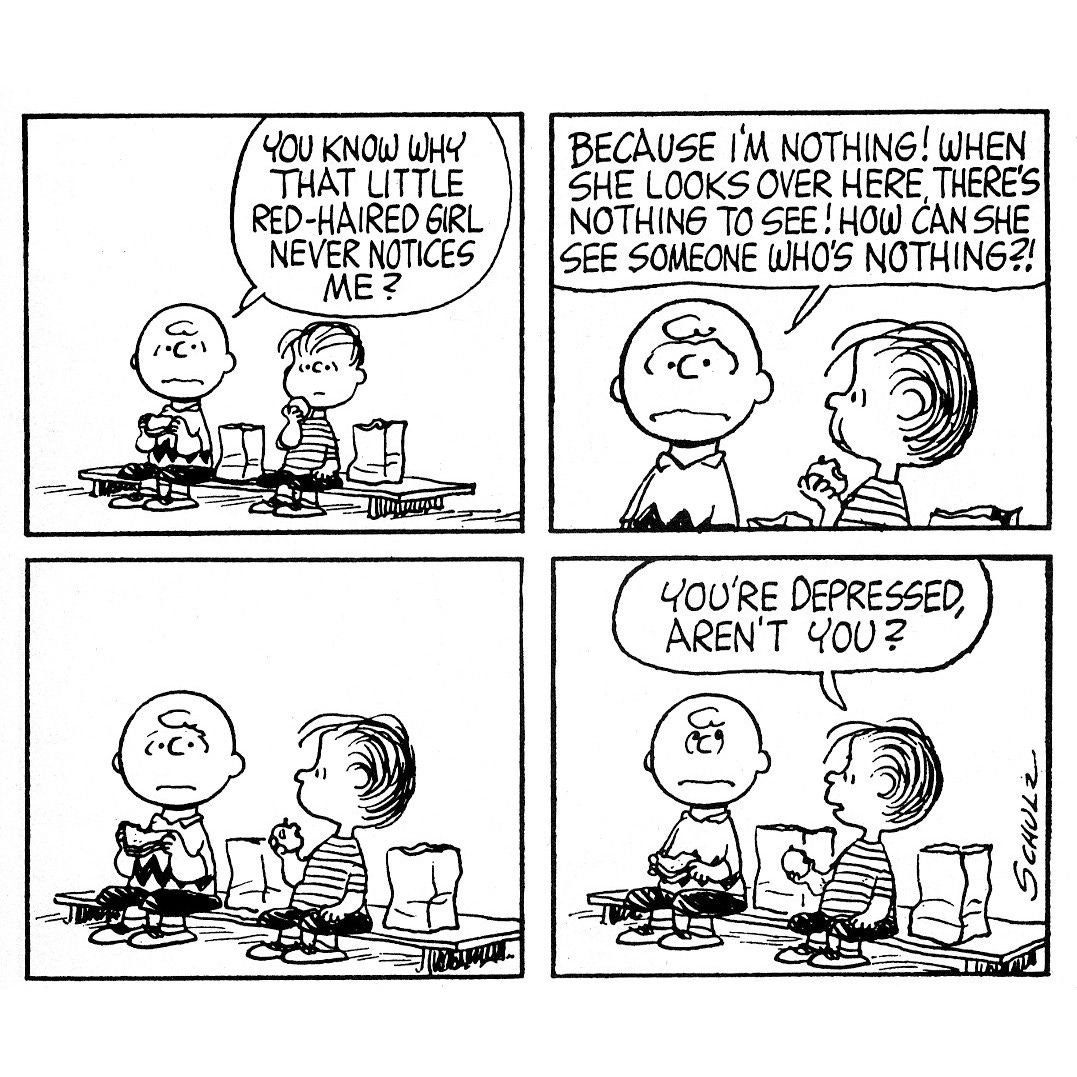 #charlie brown from Peanuts (Schulz)