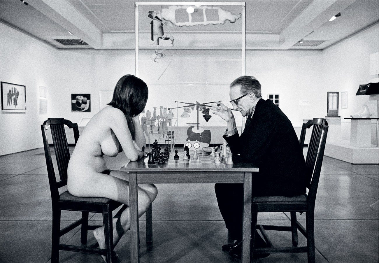 Eve Babitz's Famous Nude Chess Match Against Marcel Duchamp, the Full Story  | Vanity Fair