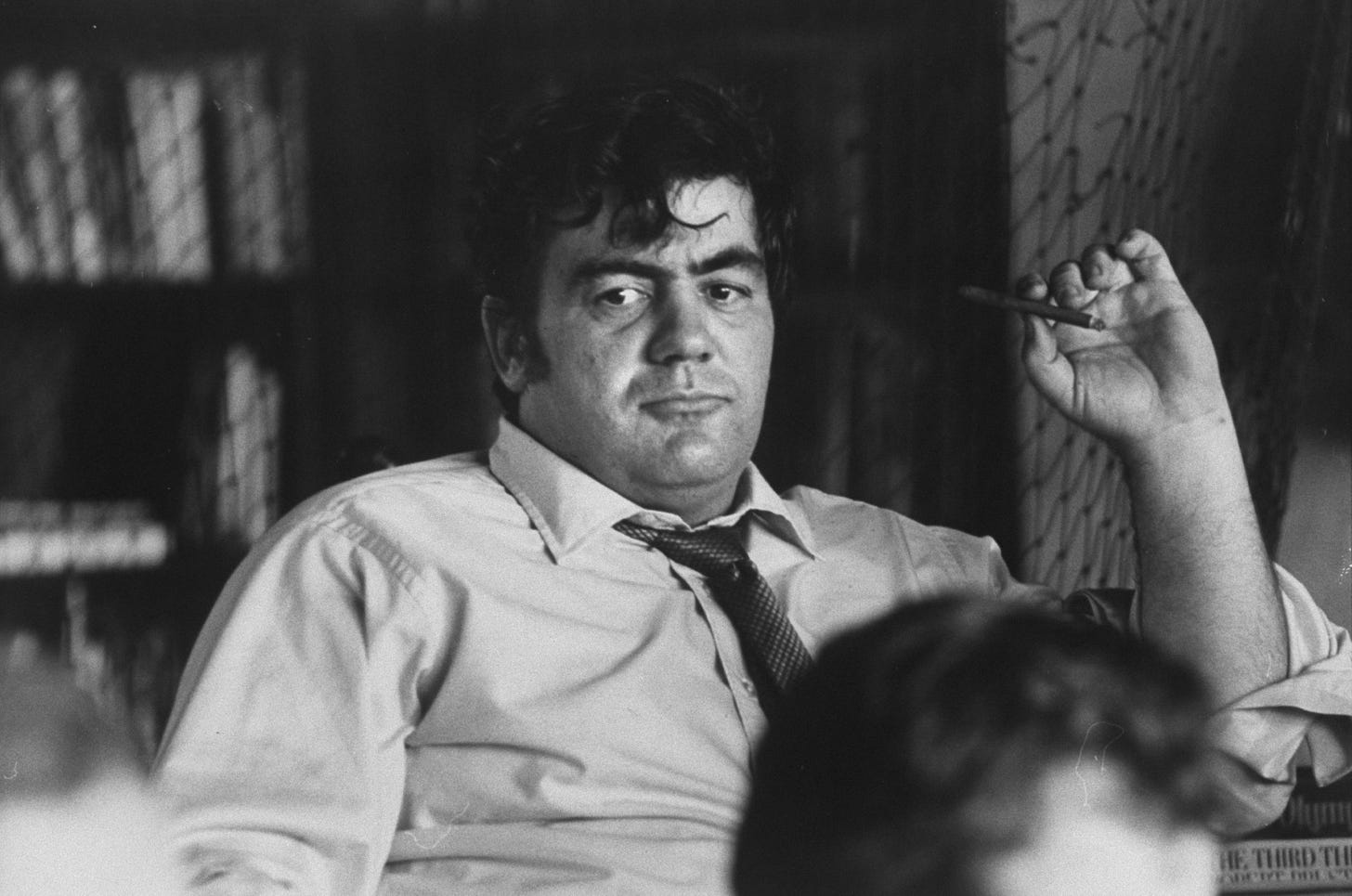 Jimmy Breslin in 1969. (Photo by Bob Peterson/Getty Images.) 