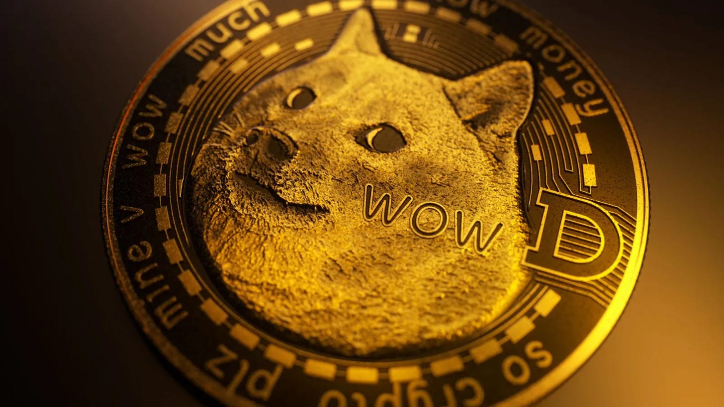 Dogecoin. Image: Shutterstock