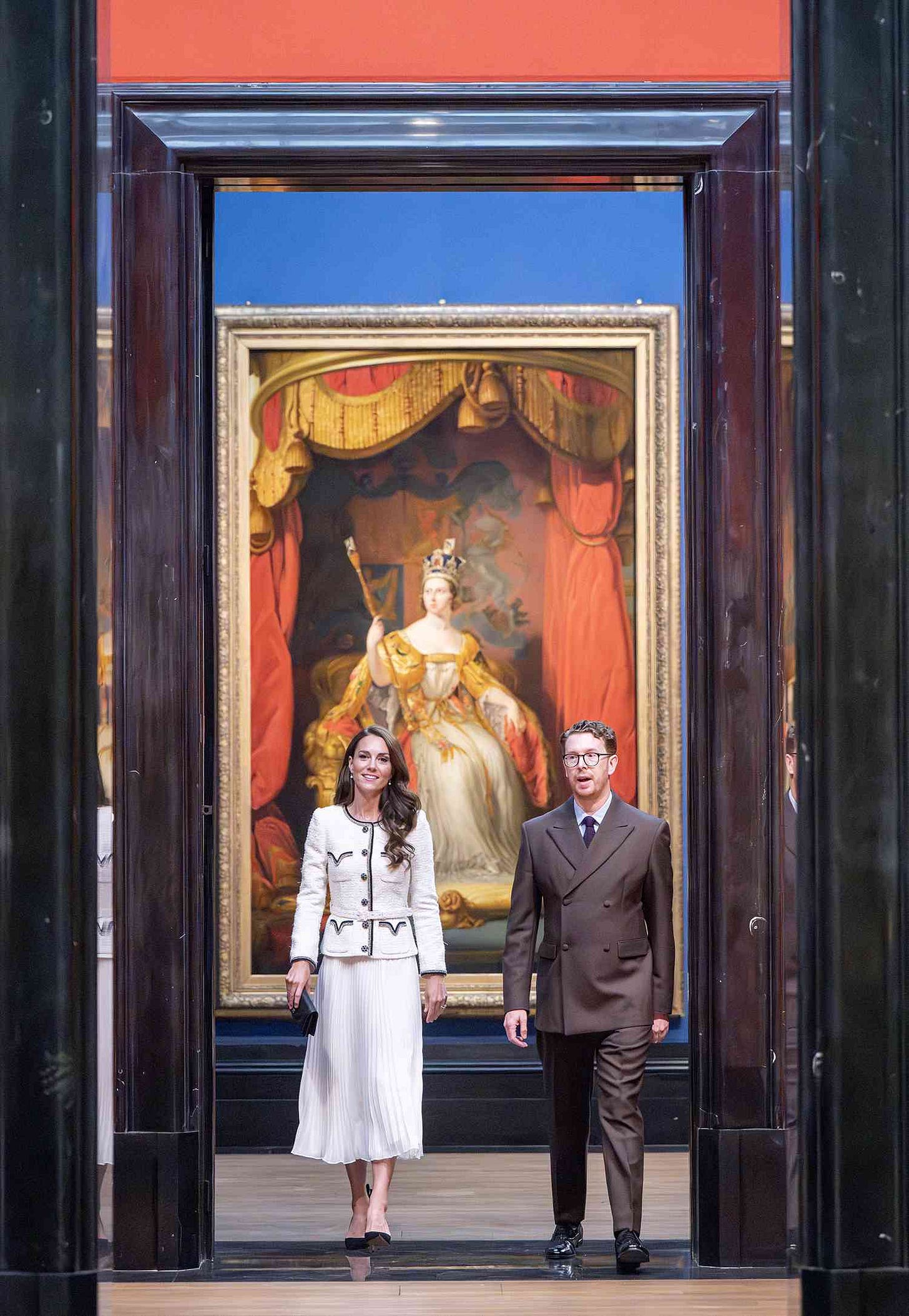 Kate Middleton Reopens London's National Portrait Gallery
