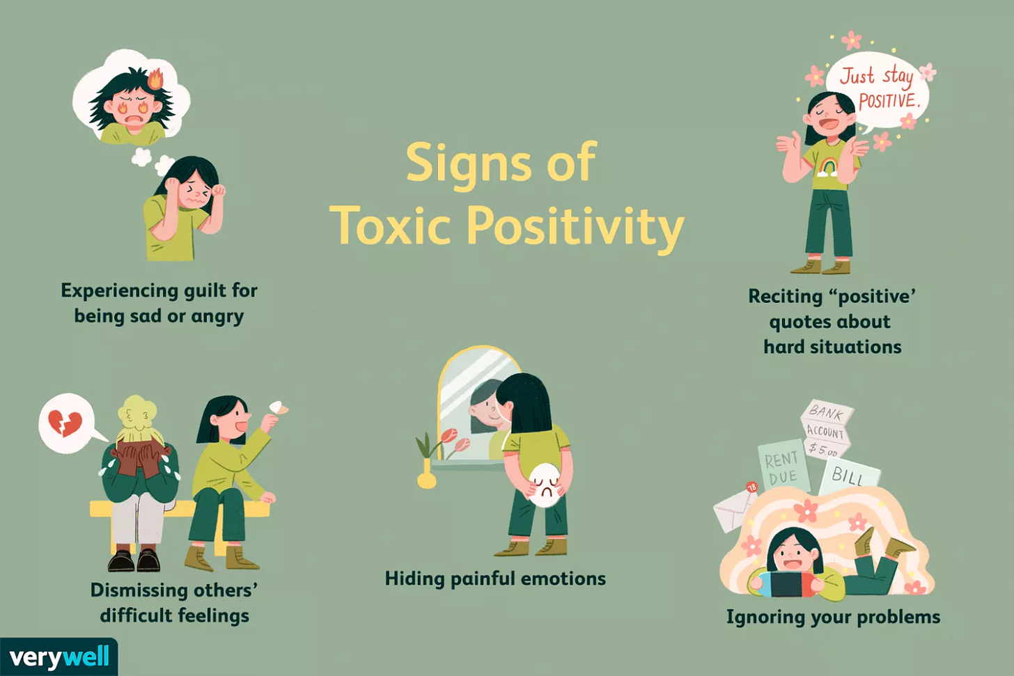 signs of toxic positivity
