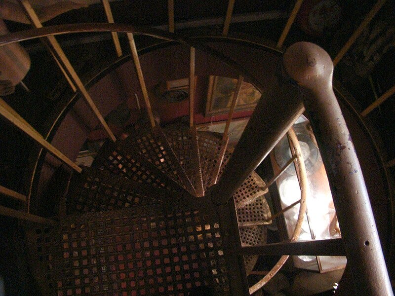 File:View of the spiral staircase in The Viktor Wynd Museum of Curiosities on Mare Street - geograph.org.uk - 5362027.jpg