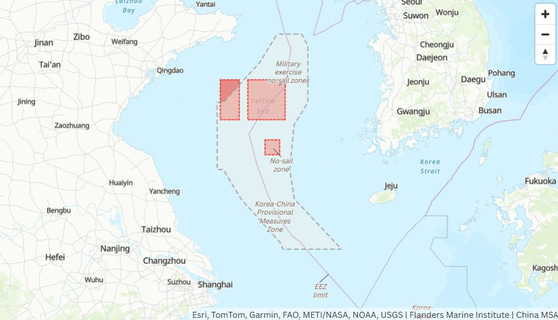 What's with the no-sail zones? More funny business in Yellow Sea as  election nears