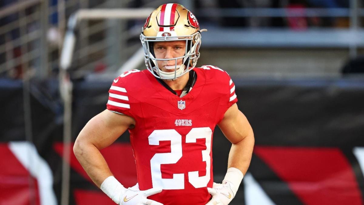 NFL Week 2 injuries: 49ers' Christian McCaffrey out vs. Vikings; Packers'  Jordan Love downgraded to doubtful - CBSSports.com