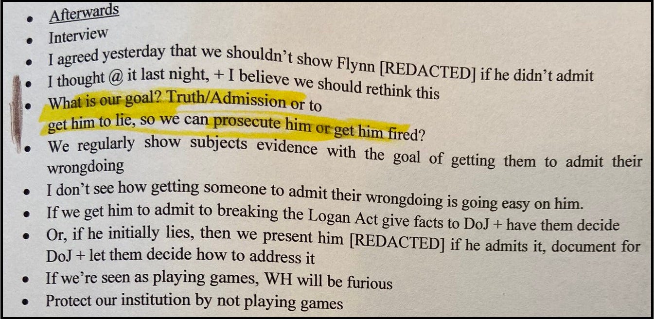 FBI Notes Released - Show Plan to Frame Michael Flynn For "Logan Act ...