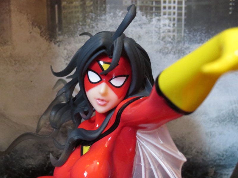 Kotobukiya Bishoujo Spider Woman face up wings