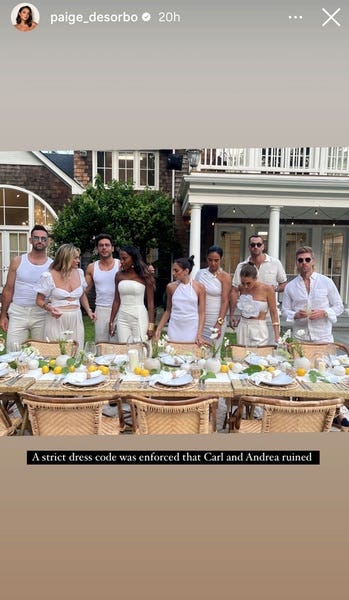 Paige DeSorbo's Prada Dress Inspired the Summer House Italy Dinner | The  Daily Dish