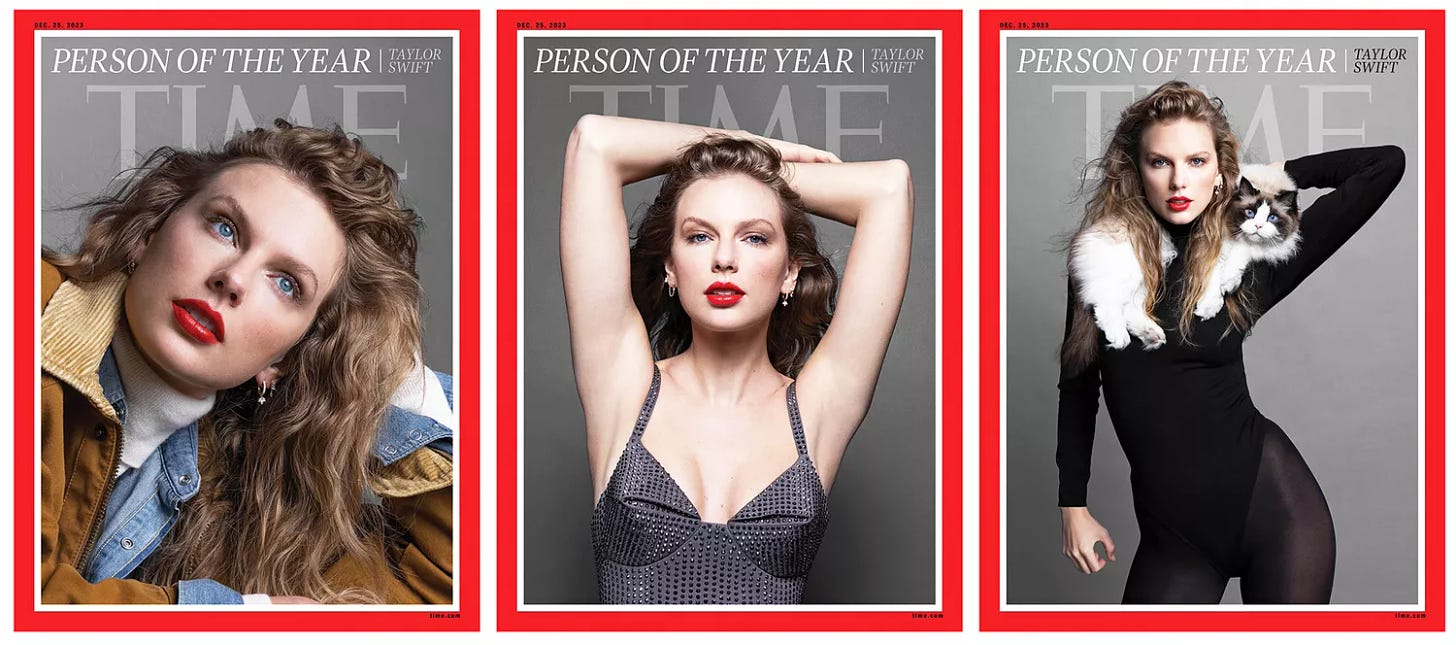Taylor Swift Time Person of the Year Covers