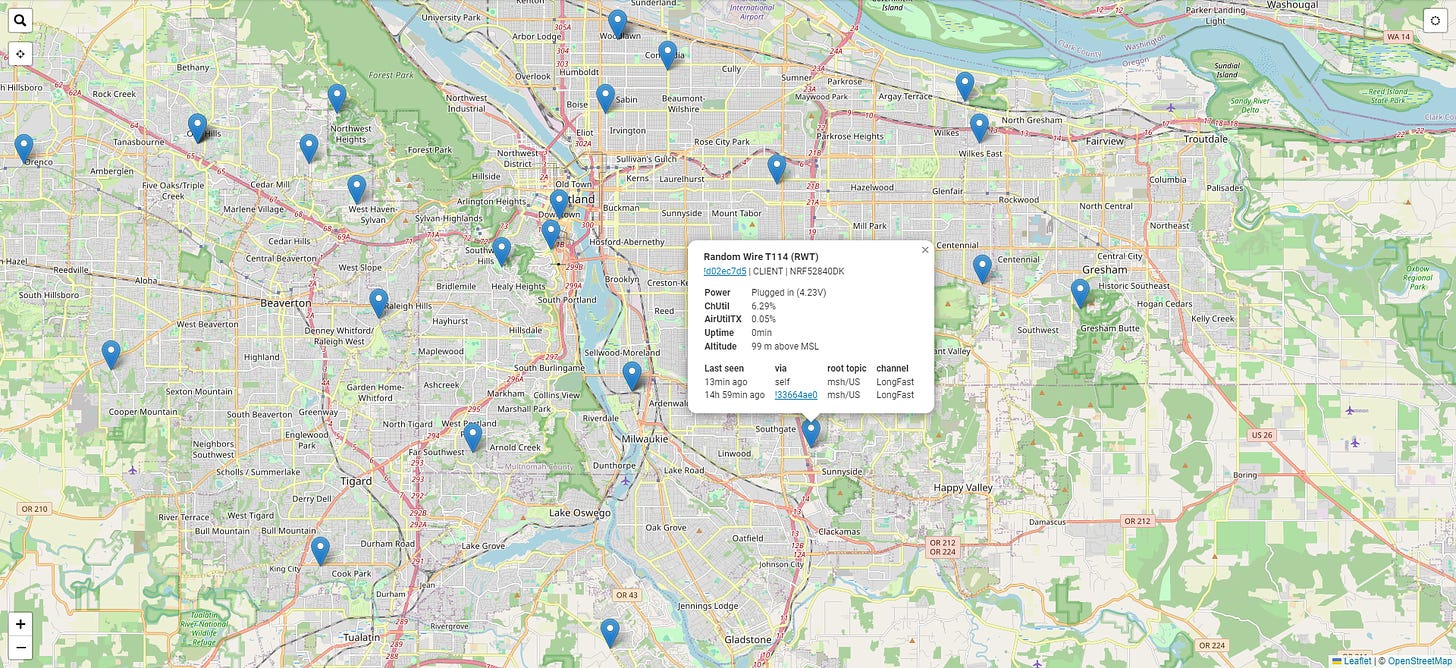 My new node shows up on MeshMap.net