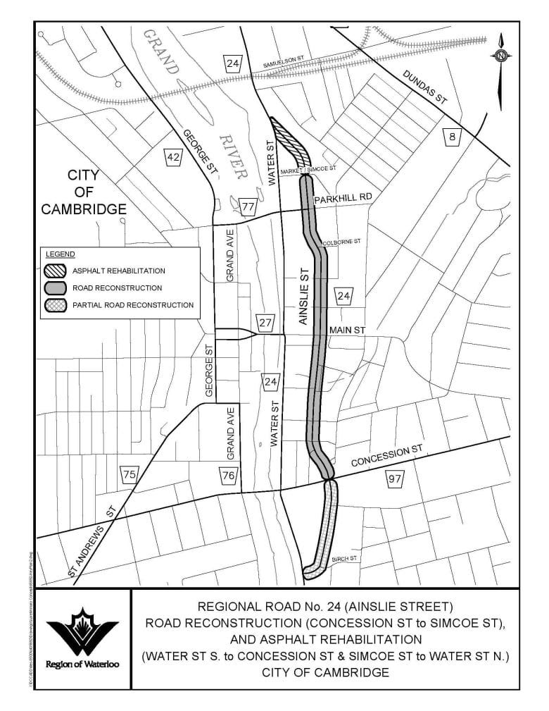 map of ainslie street