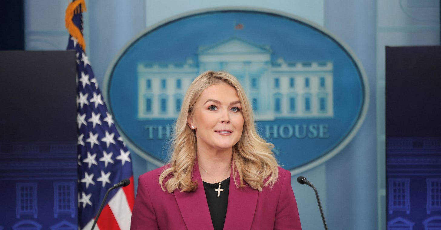 White House press secretary channels Trump at first briefing | Reuters White House press secretary channels Trump at first briefing | Reuters