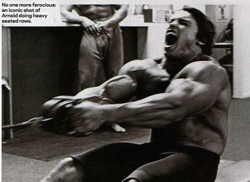 This may contain: an image of a man doing exercises in the gym
