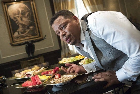 terrence howard choking chicken on empire 2015 images