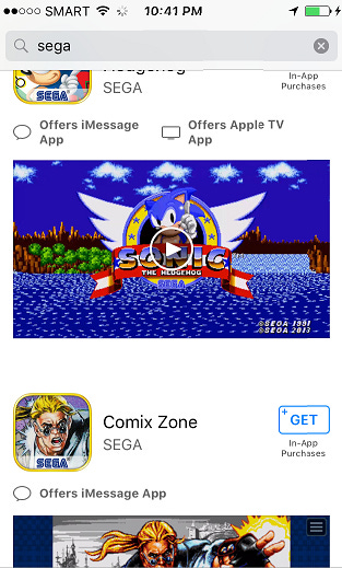 sega sonic hedgehog games